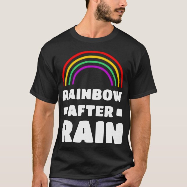 Camiseta Arcoiris tras la lluvia (Anverso)
