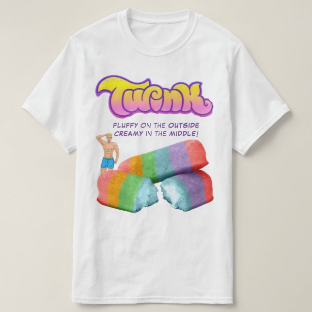 Camiseta Arcoíris Twink Gay Pride LGBTQ+  (Diseño del anverso)