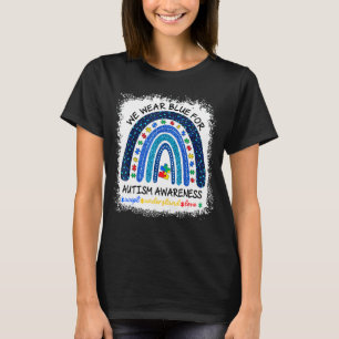 Camiseta Arcoiris Usamos Azul Para Que El Autismo Acepte En
