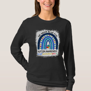 Camiseta Arcoiris Usamos Azul Para Que El Autismo Acepte En