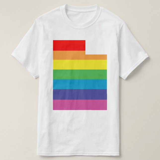 Camiseta arcoiris utaño (Diseño del anverso)