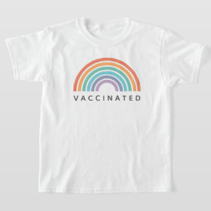 Camiseta Arcoiris vacunado   Vacuna Covid Coronavirus