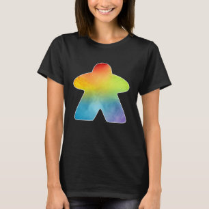 Camiseta Arcoiris Watercolor Meeple