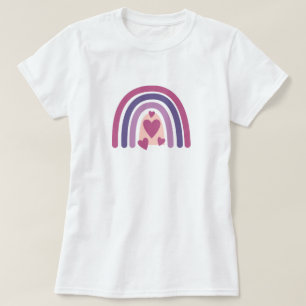 Camiseta Arcoiris Y Corazón