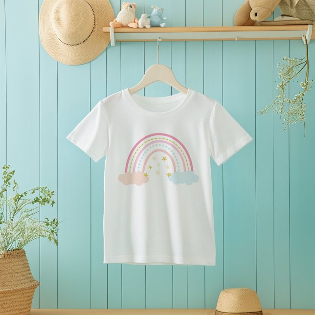 Camiseta Arcoiris y nubes (Subido por el creador)