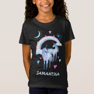 Camiseta Arcoiris y personalizado de unicornios