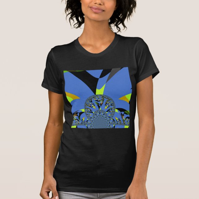 Camiseta Arcos de Guay con diseño de arte fractal (Anverso)