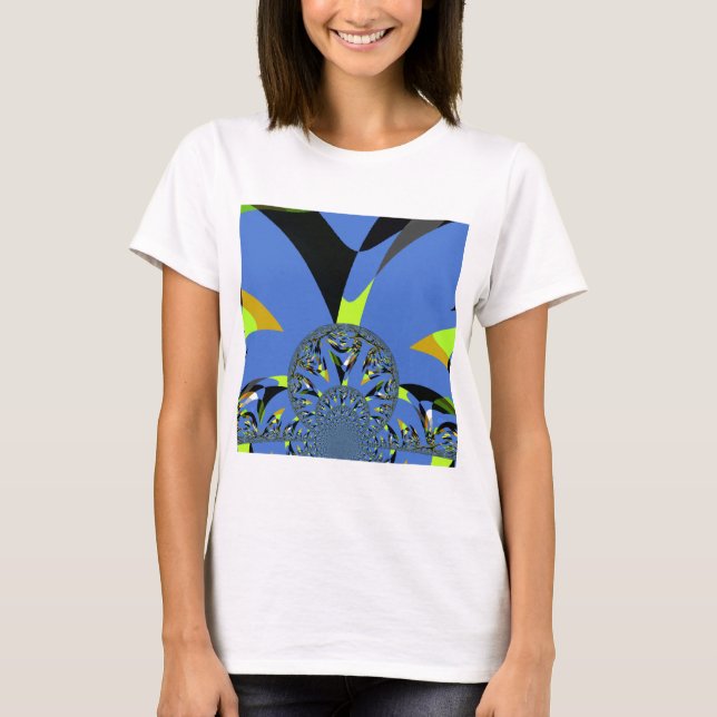 Camiseta Arcos de Guay con diseño de arte fractal (Anverso)