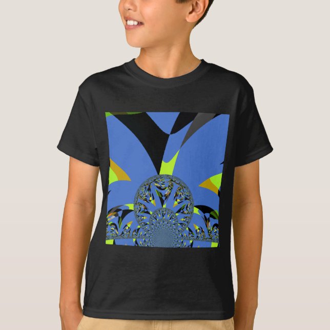 Camiseta Arcos de Guay con diseño de arte fractal (Anverso)