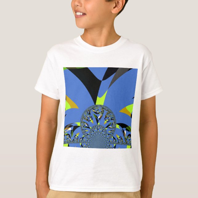 Camiseta Arcos de Guay con diseño de arte fractal (Anverso)