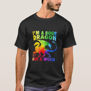 Camiseta Arcos de lluvia soy un dragón de libros, no un gus