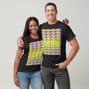 Camiseta Arcos lluviosos oscuros y livianos (diamante bajo 