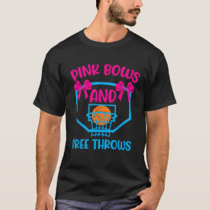 Camiseta Arcos rosados y franjas libres género revelar dise