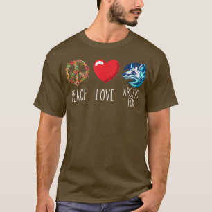 Camiseta Arctic Fo Landscape Love Peace Fo Heart Peace 