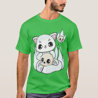 Camiseta Arctic Fo Plays With Kawaii Halloweenoy For Horror