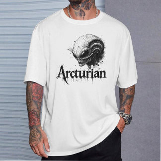 Camiseta Arcturiana, Tee Gráfico de Cabeza de Alie