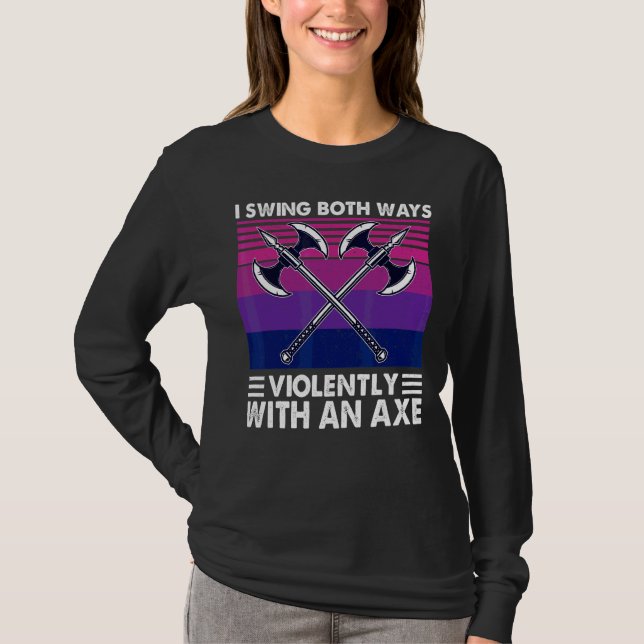 Camiseta Ardeando Ambas Formas Violentamente Con Un Bisexua (Anverso)