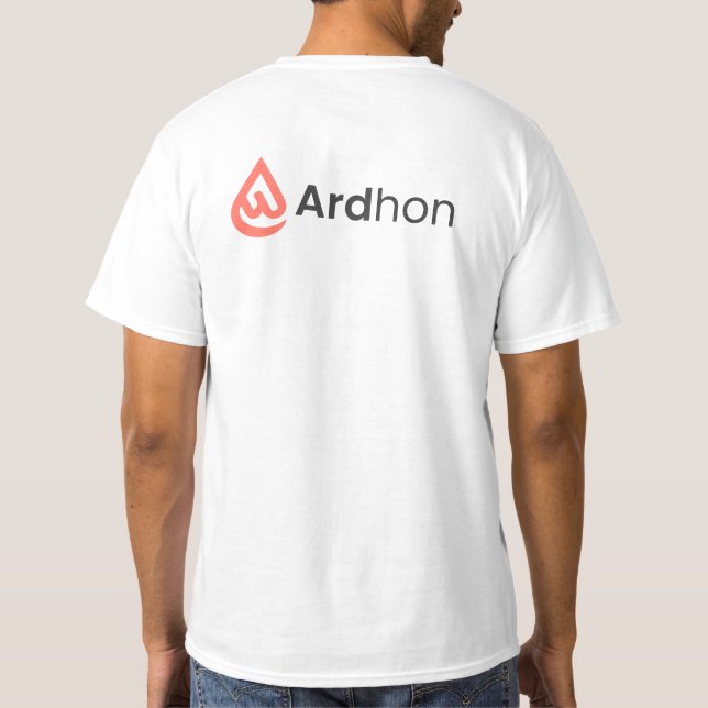 Camiseta Ardhon brand merch - wear your style, your way (Reverso)