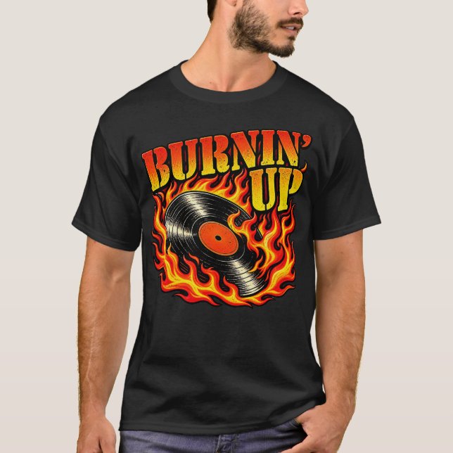 Camiseta Ardiendo  (Anverso)
