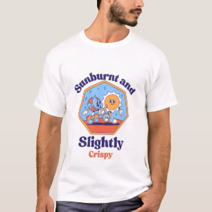 Camiseta Ardiente al sol y delgada crujiente
