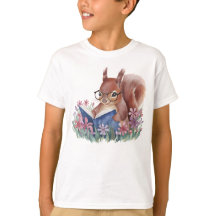 Ardilla acuática leyendo un libro