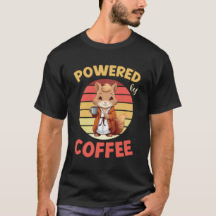 Camiseta Ardilla Alimentada Por El Café Diciendo Al Dr. Ret