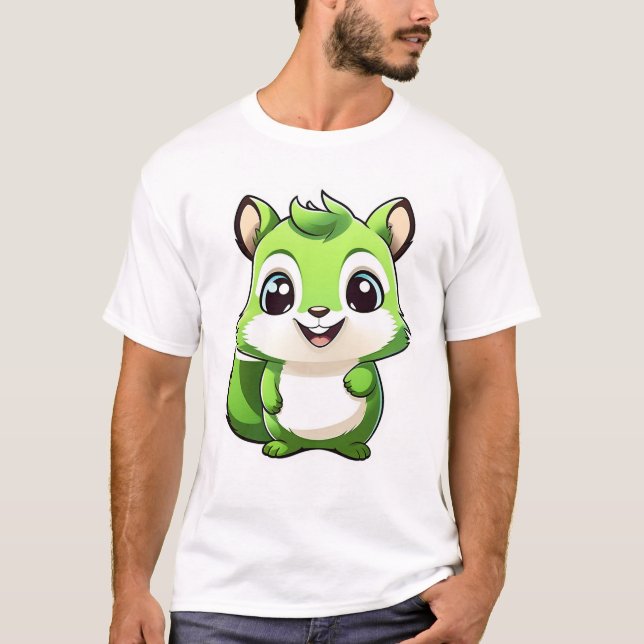 Camiseta Ardilla animal adorable (Anverso)