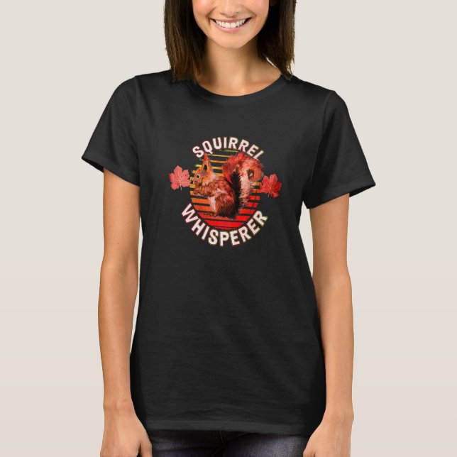 Camiseta Ardilla animal retro de la ardilla (Anverso)