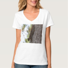 Camiseta ardilla boca abajo