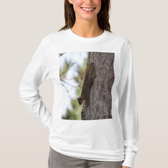 Camiseta ardilla boca abajo (Anverso)