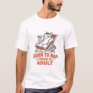 Camiseta Ardilla Chipriota Nacida Para Dormir