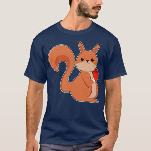 Camiseta ardilla como boxeador con guantes de boxeo