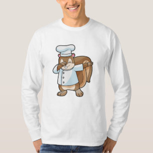 Camiseta Ardilla como cocinar con delantal de cocina