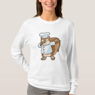 Camiseta Ardilla como cocinar con delantal de cocina