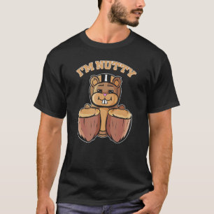 Camiseta Ardilla Con Ropa De Tuercas