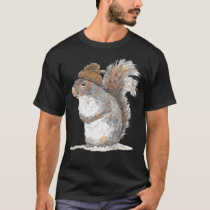 Camiseta Ardilla Con Un Gorra De Acorn