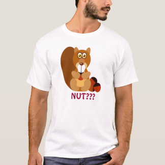 Camiseta ¿Ardilla con una NUEZ de la invitación…???