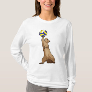 Camiseta Ardilla con voleibol