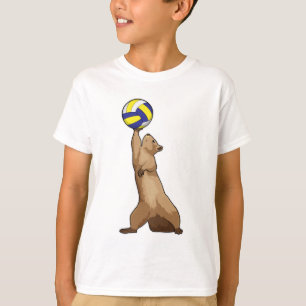 Camiseta Ardilla con voleibol