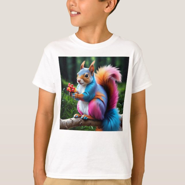 Camiseta Ardilla Cuta En La Rama-19274 (Anverso)