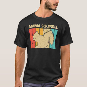 Camiseta Ardilla Cuta Para Las Mujeres Madre Mascota De La 