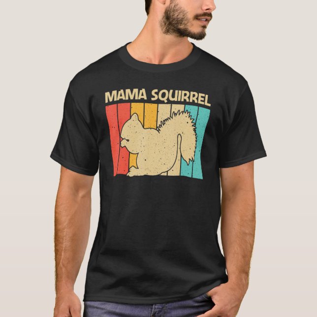 Camiseta Ardilla Cuta Para Las Mujeres Madre Mascota De La  (Anverso)