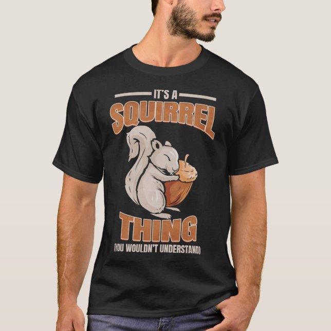 Camiseta Ardilla Cuta Una Cosa De Ardilla (Anverso)