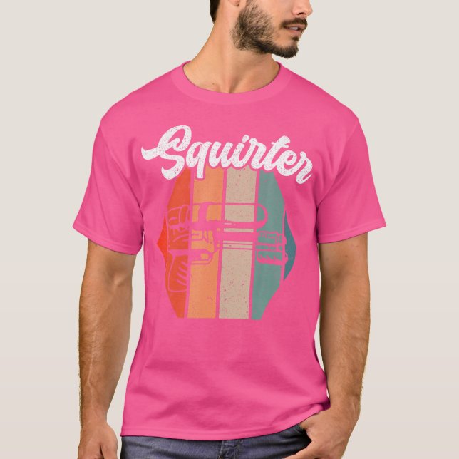 Camiseta Ardilla de agua de la salpicadura de agua de la pi (Anverso)