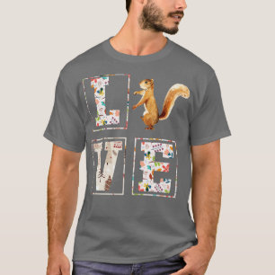Camiseta Ardilla de amor de vintage