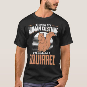 Camiseta Ardilla de animales de Fiesta de vestuario de roed
