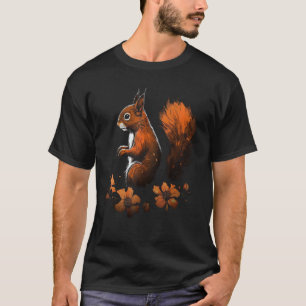 Camiseta Ardilla de ardilla florida