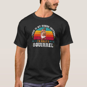 Camiseta Ardilla De Ardilla Sacudiendo Una Ardilla Retro