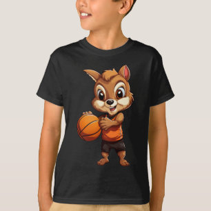 Camiseta ardilla de baloncesto