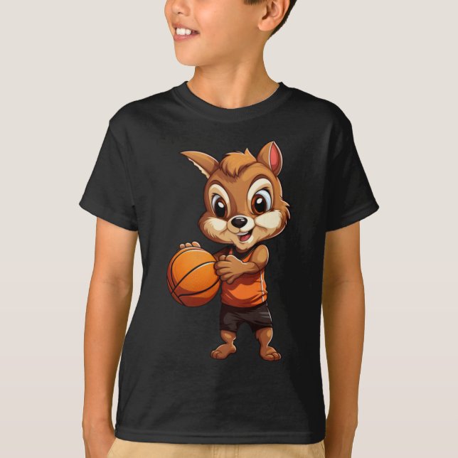 Camiseta ardilla de baloncesto (Anverso)